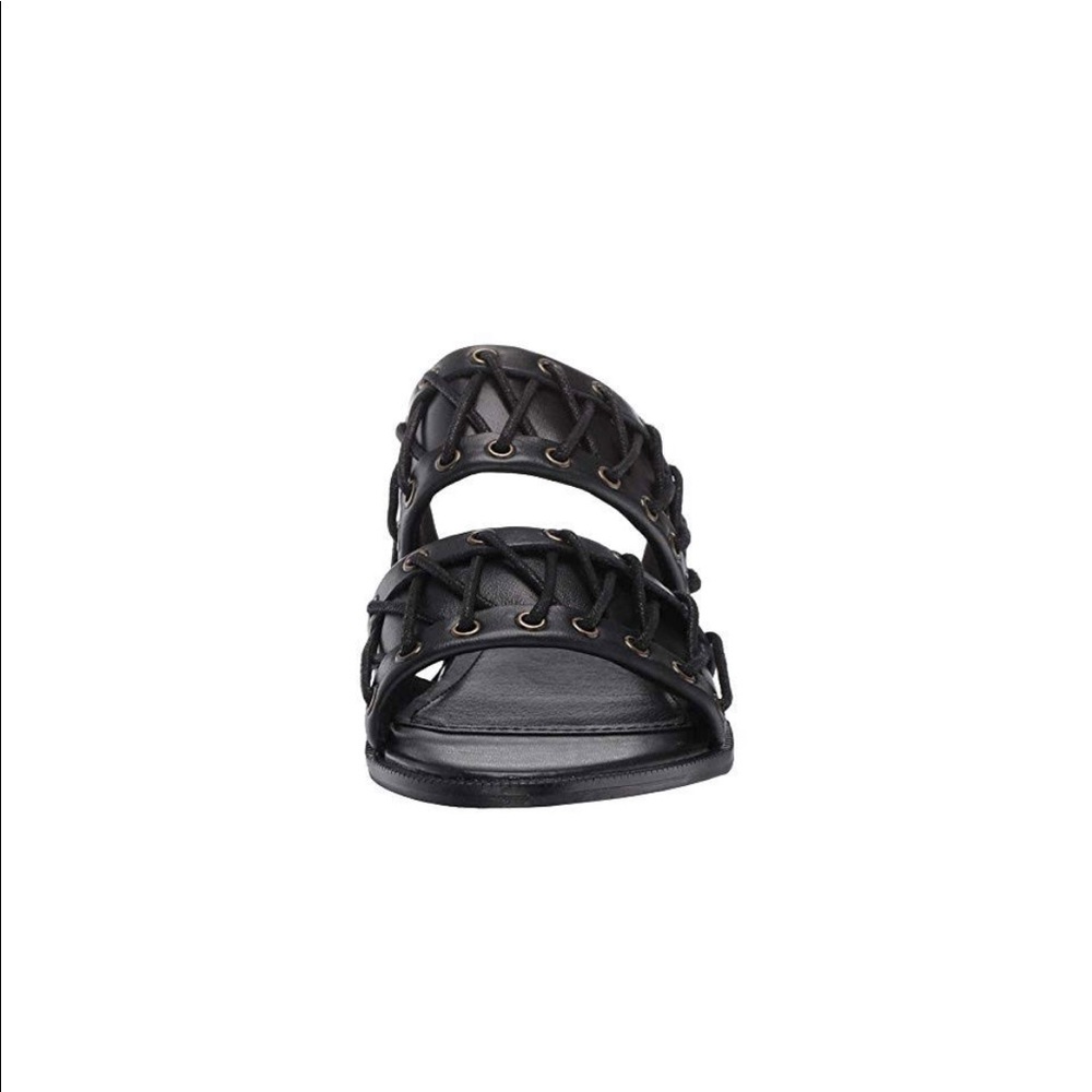 KELSI DAGGER BROOKLYN SANDAL BLACK LEATHER # 7.5 - Picture 4 of 9